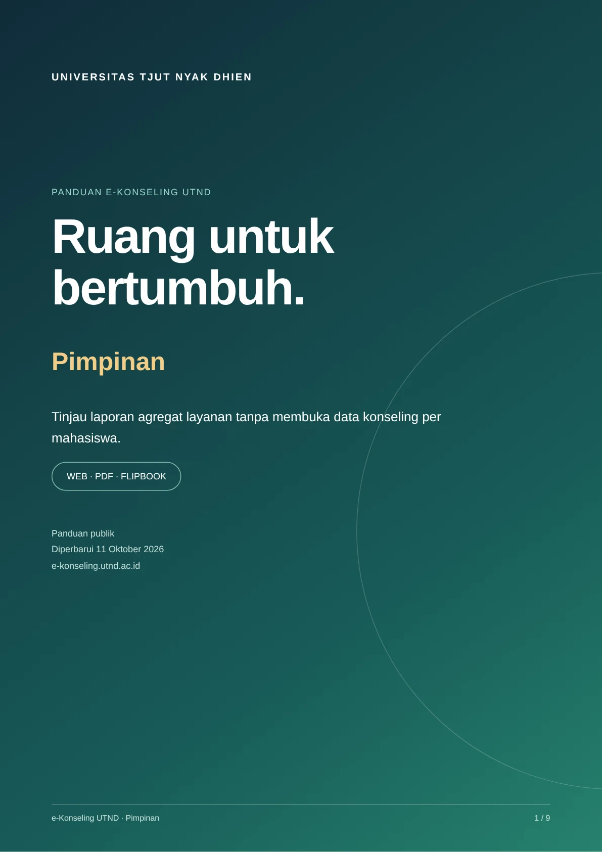 Sampul panduan Pimpinan